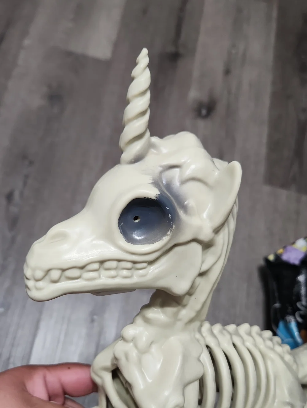 Halloween Skeleton Unicorn Figurine